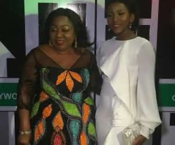 Photo: Genevieve Nnaji And Senator Ita-Giwa At The Premiere Of "Road To Yesterday"